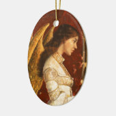 Ornement En Céramique Noël Fresco Angel (Gauche)