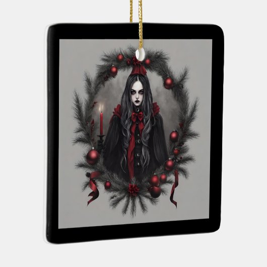 Ornement En Céramique Noël gothique (Droite)