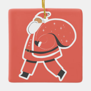 Ornement En Céramique Noël Mignon
