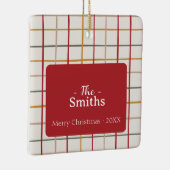 Ornement En Céramique Noël moderne (Droite)