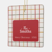 Ornement En Céramique Noël moderne (Gauche)