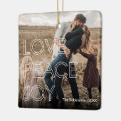 Ornement En Céramique Noël photo moderne (Gauche)