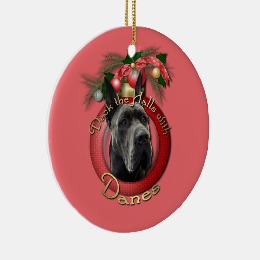 Ornement En Céramique Noël - plate-forme les halls - Danois - gris (Droite)