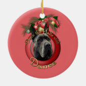 Ornement En Céramique Noël - plate-forme les halls - Danois - gris (Dos)