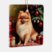 Ornement En Céramique Noël Poméran (Droite)
