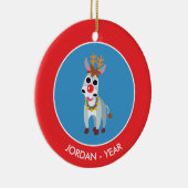 Ornement En Céramique Noël Shane l'âne (Droite)