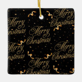 Ornement En Céramique Noir gras (Devant)