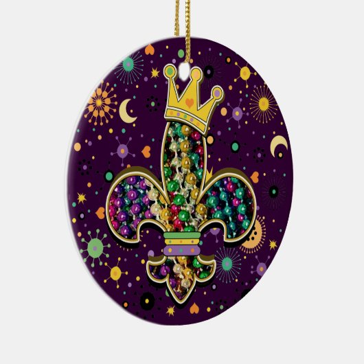 Ornement En Céramique NOLA Dat Fleur De est des perles (Droite)