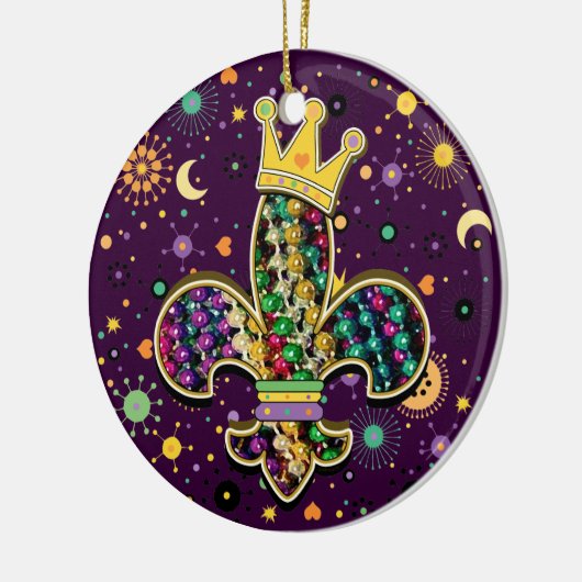 Ornement En Céramique NOLA Dat Fleur De est des perles (Gauche)