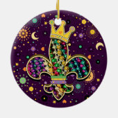 Ornement En Céramique NOLA Dat Fleur De est des perles (Dos)