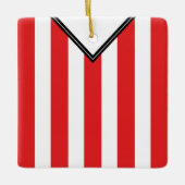 Ornement En Céramique Nom et numéro Football Football Modèle Jersey (Devant)