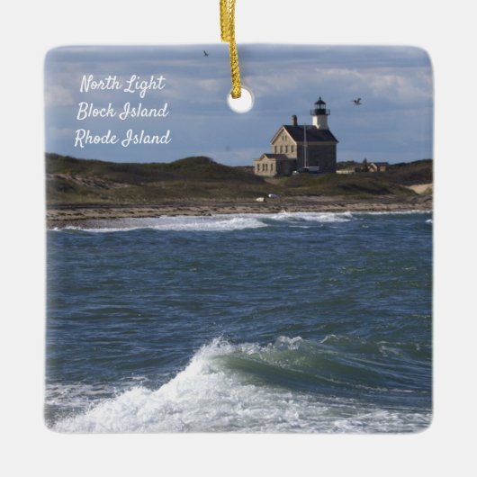 Ornement En Céramique North Light Lighthouse Ornament (Devant)