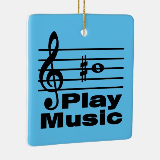 Ornement En Céramique Notation musicale B Sharp (Droite)