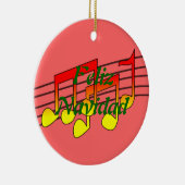 Ornement En Céramique notes de musique (Droite)