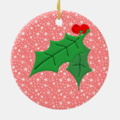 Ornement En Céramique Notre 25ème Noël (Dos)