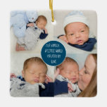 Ornement En Céramique Notre Citation Familiale 5 Nom Photo<br><div class="desc">Notre Citation Familiale 5 Nom Photo. Personnalisez facilement vos photos et vos noms au dos.</div>