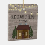 Ornement En Céramique Notre pays Accueil Journal Cabine Votre adresse No (Droite)