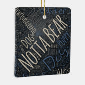 Ornement en céramique Notta Bear (Droite)