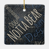 Ornement en céramique Notta Bear (Dos)