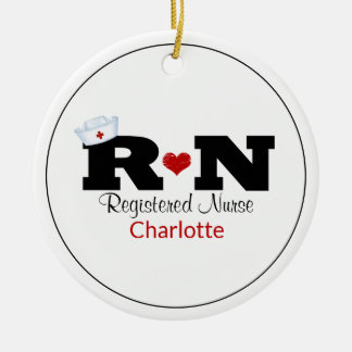 Ornement En Céramique Nourriture Rn personnalisée Noël