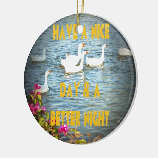 Ornement En Céramique Nous laissons toujours nos clients heureux et sati (Gauche)