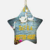 Ornement En Céramique Nous laissons toujours nos clients heureux et sati (Droite)