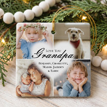 Nous vous aimons Papi Collage de photos des petits