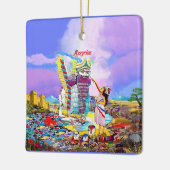 Ornement En Céramique Nouvel An assyrien (Gauche)