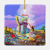 Ornement En Céramique Nouvel An assyrien (Dos)