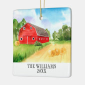 Ornement En Céramique Nouvelle ferme de Noël (Gauche)