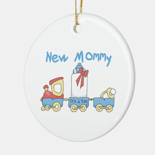 Ornement En Céramique Nouvelle maman de train c'est des cadeaux d'un (Gauche)