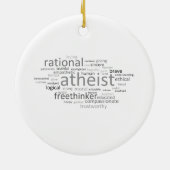 Ornement En Céramique Nuage athée (Dos)