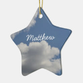 Ornement En Céramique Nuages (Gauche)