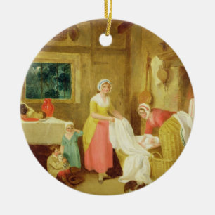 Ornement En Céramique Nuit, 1799 (huile sur la toile) (voyez 127218-220)