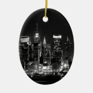 Ornement En Céramique Nuit à New York