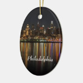 Ornement En Céramique Nuit de Philly (Gauche)