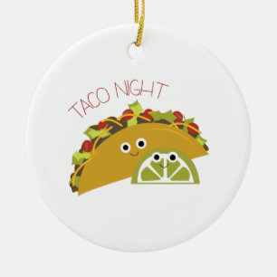 Ornement En Céramique Nuit de taco