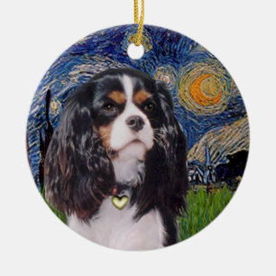 Ornement En Céramique Nuit étoilée - Cavalier (tricolore)