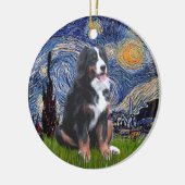 Ornement En Céramique Nuit étoilée - Chien de montagne bernois (L) (Gauche)