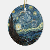 Ornement En Céramique Nuit Van Gogh Starry (Gauche)