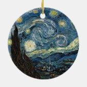 Ornement En Céramique Nuit Van Gogh Starry (Dos)