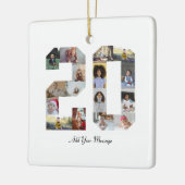 Ornement En Céramique Numéro 20 Collage photo (Gauche)