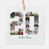 Ornement En Céramique Numéro 20 Collage photo (Devant)