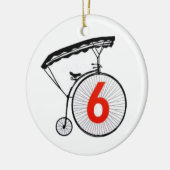 Ornement En Céramique Numéro 6 (Gauche)