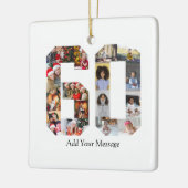 Ornement En Céramique Numéro 60 Collage photo (Gauche)