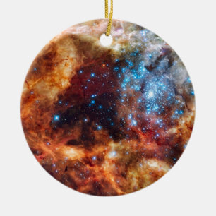 Ornement En Céramique Nurserie stellaire R136 Nébuleuse de la Tarentule 