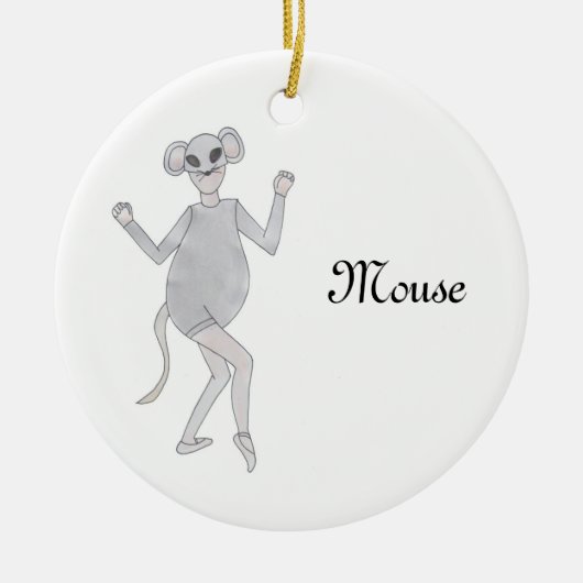 Ornement En Céramique Nutcracker Mouse Keepsaké Orament (Devant)