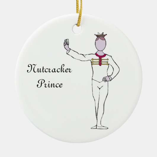 Ornement En Céramique Nutcracker Prince Keepsaké (Devant)