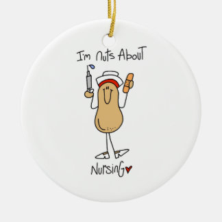 Ornement En Céramique Nuts À propos des T-shirts et cadeaux de soins inf
