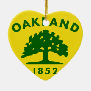 Ornement En Céramique Oakland, la Californie, Etats-Unis diminuent